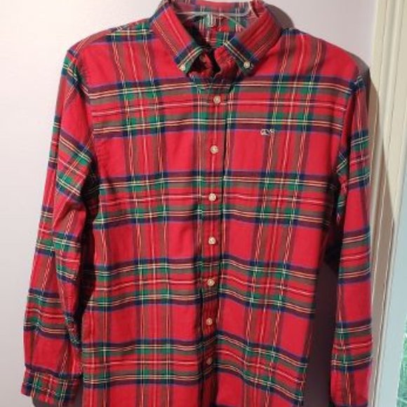 Vineyard Vines Other - Vineyard Vines Boys Flannel size L (16) EUC